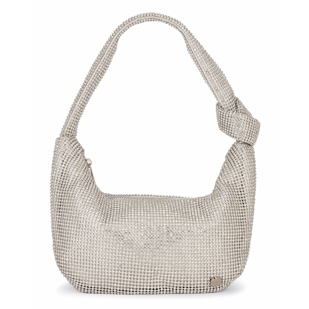 Olga Berg Silver Shoulder Bag